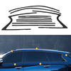 Infiniti QX60 (2014-2020) Black 10 x Window Moulding Strips