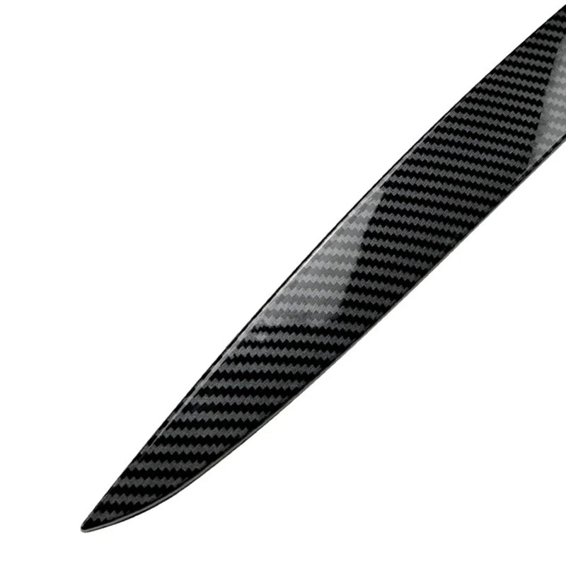 VW Golf MK4 Carbon Fiber Black Headlight Eyebrow Eyelid Cover Trim (1997-2005)