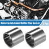 Motorcycle Gasket / 2 x Exhaust Muffler Gasket 30mm ID Silencer Connector