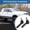 Dodge Dakota 2 x Front Outer Tie Rod End Links (2000-2004)
