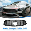 Mercedes E200 AMG Body Styling Black Front Upper Bumper Grille (2017-2023)