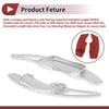 Subaru Impreza Silver Tone Aluminum Alloy Steering Wheel Paddles (2008-2021)