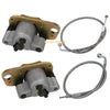 Polaris Scrambler 500 2 x Front Brake Calipers & Hose Lines (2005–2009)