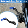 Motorcycle Folding Aluminum Alloy Blue Black Gear Shifter Lever Universal