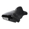 Harley Softail Deluxe Black Chopped Trunk Backrest Mount Rack (2018-2025)