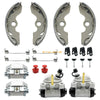 Honda FourTrax 300 2x4 TRX300 Front Brake Wheel Cylinder Shoes Adjusters Kit