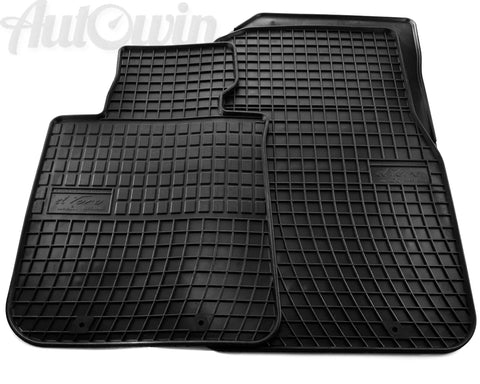 Volkswagen Golf VI Rubber Black Floor Mats (2008 - Present)
