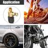 Car Motorcycle Tire Inflator Pump Hose with Locking Air Chuck 150cm