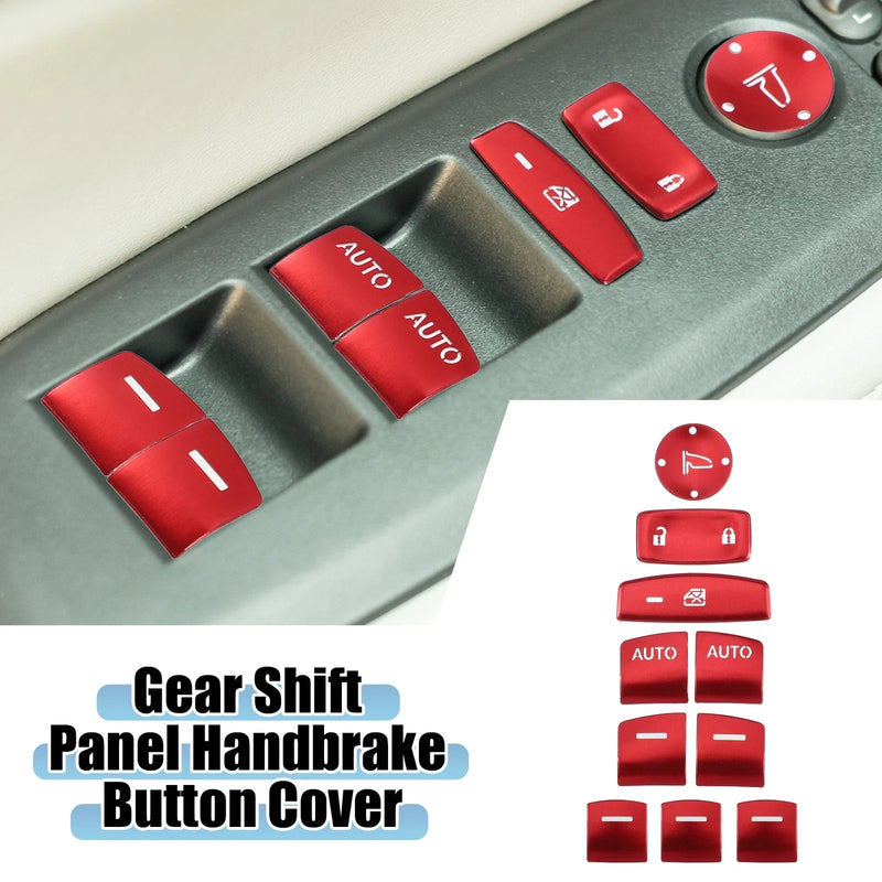 Honda Accord (2018-2022) Red 10 x Car Master Window Switch Button Covers