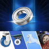 2 x 6208ZZ 40x80x18mm Car Single Row Deep Groove Ball Bearings Silver Tone
