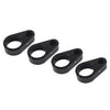 Harley 1" Handlebar 4 x Motorcycle Brake Clutch Cable Wire Clamp Clip Black