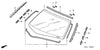 Honda Integra RSX 2 x Front Windshield Molding LH RH Upper (2002–2006)