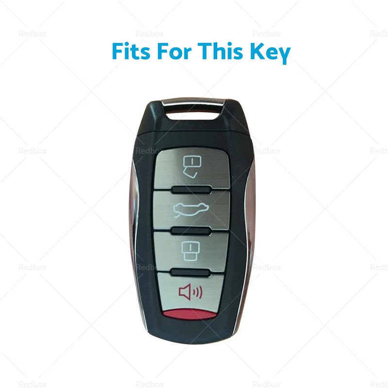 Great Wall Haval Hover H1 H4 H6 H7 H9 Black TPU Key Fob Case Cover (N/A)