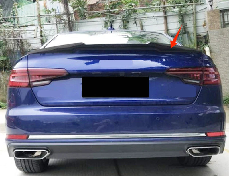 Audi B9 A4 S4 Sedan Rear Spoiler Wing Trunk Unpainted (2017-2024)