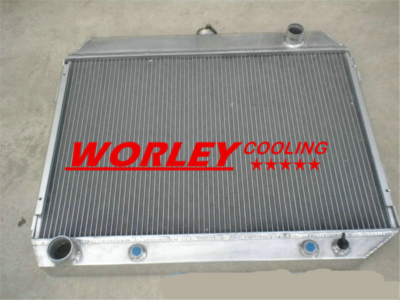 Dodge Challenger, Charger, Plymouth GTX 3ROW Radiator + Fan (1968-1974)