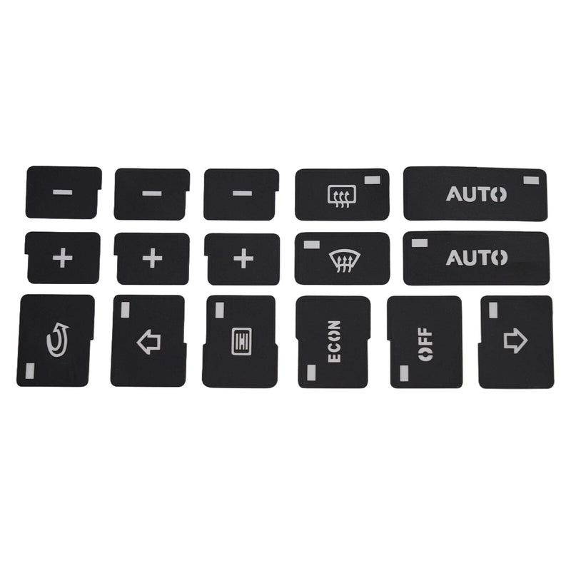 Audi A4 B6 / B7 AC Climate Control Button Decals (2000–2008)