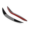 VW Golf 6 MK6 Glossy Black Front Bumper Side Air Vent Trim (2008-2013)