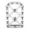 Harley Electra Glide, Softail 2 x Chrome MX Style Large Brake Pedal Pad Covers