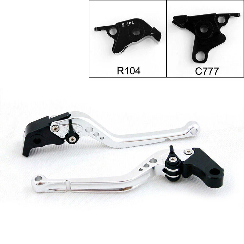 Yamaha MT-01 (2004-2009), V-MAX (2009-2014) Silver Brake Clutch Lever