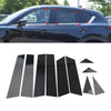 Mazda CX-5 Pillar Post Set Door Window Trim Covers Gloss Black (2017-2024)
