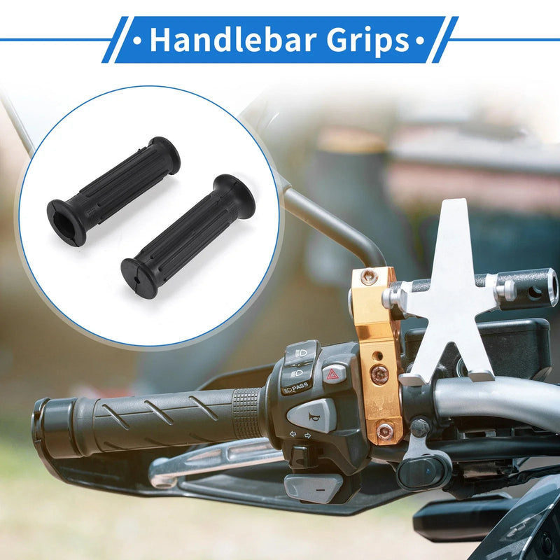 Motorcycle 7/8" / 22mm / Hand Grips, Handlebar, Rubber, Black