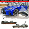 Lexus LS Smoked Sequential LED Side Mirror Signal Light (2018–2025)