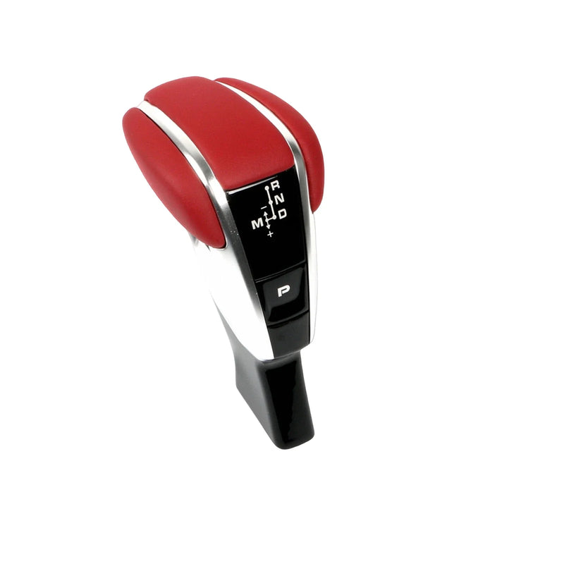 Porsche Cayenne Red Leather Gear Shift Lever Kit (2018-2023)