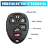 Chevrolet Tahoe Shell Case 6 Key Buttons (2007-2014)