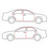 Honda Accord LX DX EX SE 1990-1993 Door Weatherstrip Seal Set