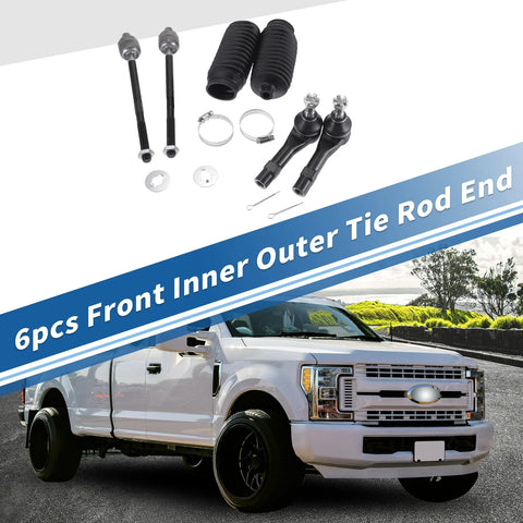 Ford Ranger 6pcs Front Inner Outer Tie Rod End Links Kit