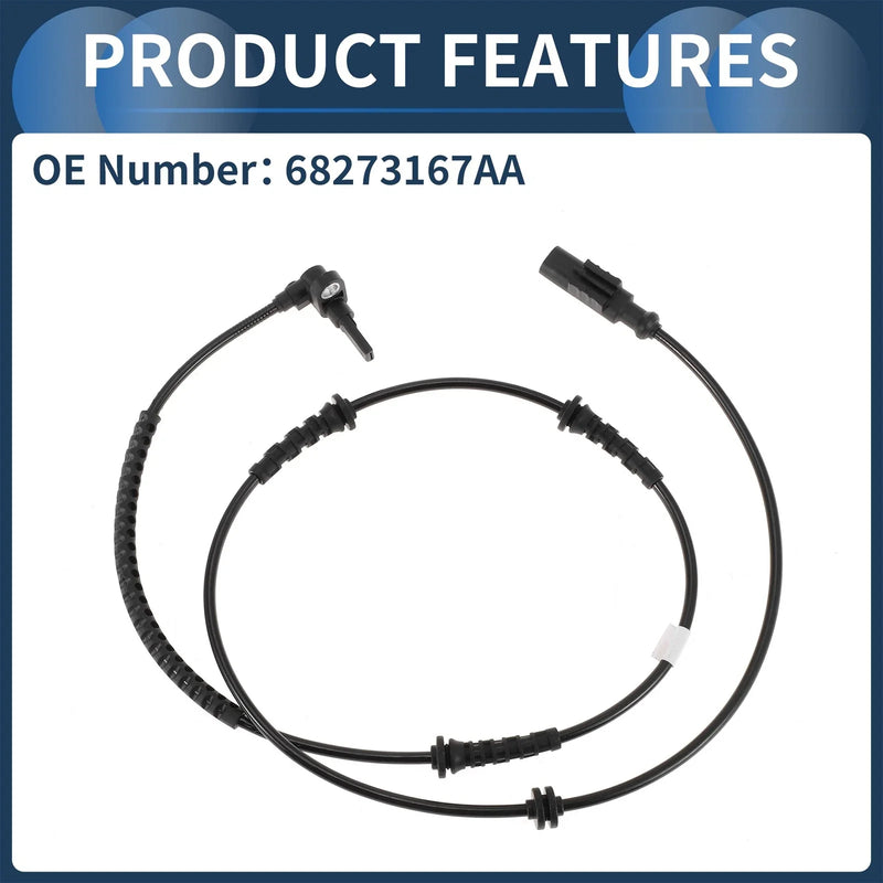 Jeep Renegade 2015-2018 ABS Wheel Speed Sensor (2 x Rear Sensors)