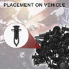 Toyota 4Runner, Avalon 40 Pcs Front Fender Skirt Clips (2010-2023)