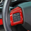 Dodge Challenger Red ABS Steering Wheel Trim Cover (2009-2014)