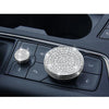 Car Crystal Center Console Multimedia Knob Cover Trim Fits Cadillac CT5 XT4 XT6