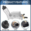 Chrysler 200 Oil Cooler Filter Housing Set with Gaskets (2011-2017)