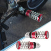 Motorcycle Pair 8mm Metal Motorcycle Rearsets Rear Set Footpeg Red Black