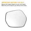 Honda HR-V Left Side White Mirror Glass w/ Back Non-Heated (2014-2020)