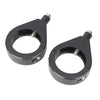 Harley Black 41mm ABS Turn Signal Indicator Fork Clamp Mount Bracket