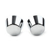 Harley Sportster Dyna Road Glide Chrome Front Axle Cap Nut Covers