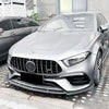 Benz W177 A45 A45S Front Spoiler Lip Splitter Kit (2019-2023)
