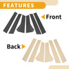 Honda Fit (2013-2019) Carbon Fiber Black 6 Pcs Door Pillar Window Trim