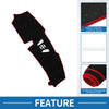 BMW X5 2023-2024 Sun Protector Black Red Dashboard Cover Mat