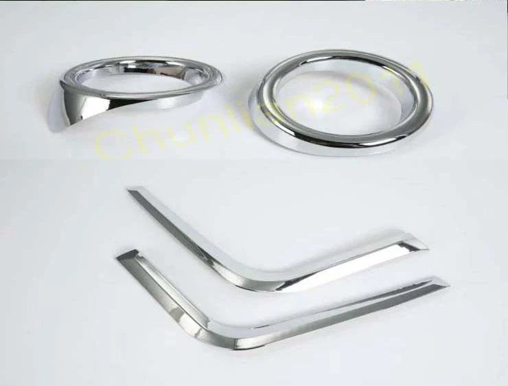 Subaru XV 2018-2020 4 x Fog Lights Set Front Fog Light Cover Round Trim