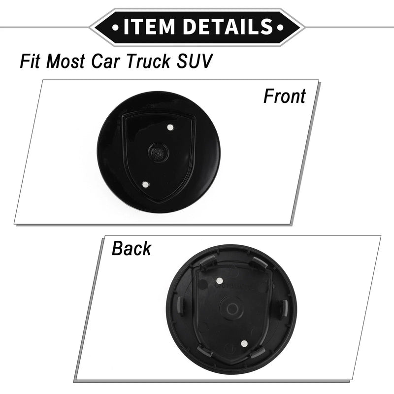 Porsche 911 1Pc Hub Center Cap 76mm 2.99 in. OD (1965 - 2021)