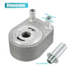 Chrysler 300 Oil Cooler Housing with Central Axis Sensor Assembly