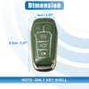 Ford Fusion F150 (2013-2020) - Green TPU Remote Key Fob Case Cover