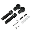 Motorbike Black CNC Folding Rearsets Footrest Pegs