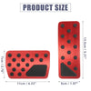 Jeep (2011-2021) Red Car Brake Pedal Pad & Gas Accelerator Pedal Cover