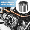 Motorcycle 2 x Exhaust Muffler Pipe Gasket 48mm OD Seal Silencer Connector