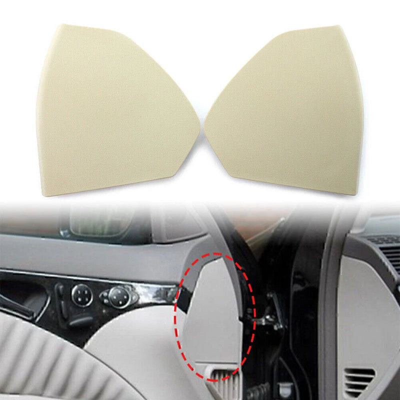 Mercedes W211 E-Class Front Door ABS Upper Cover 1 Pair Beige (2003-2009)